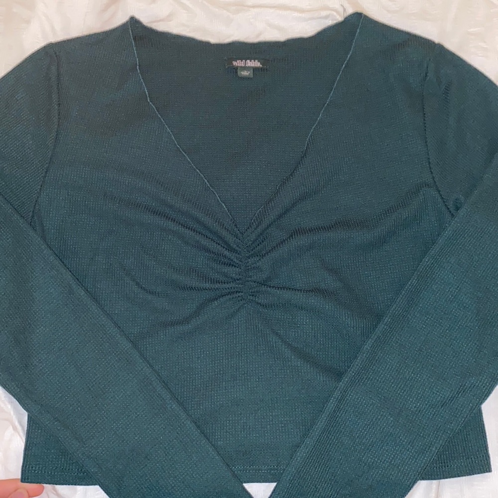 Long Sleeve Ruched Top